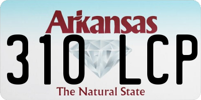 AR license plate 310LCP