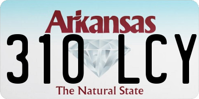 AR license plate 310LCY