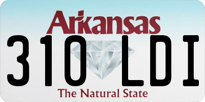 AR license plate 310LDI