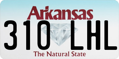AR license plate 310LHL