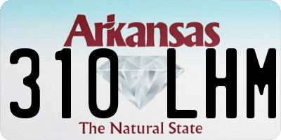 AR license plate 310LHM