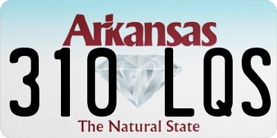 AR license plate 310LQS