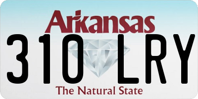 AR license plate 310LRY