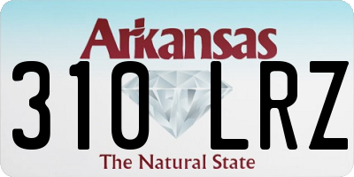 AR license plate 310LRZ