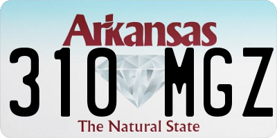 AR license plate 310MGZ