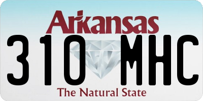 AR license plate 310MHC