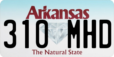 AR license plate 310MHD