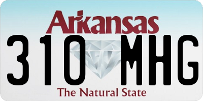 AR license plate 310MHG