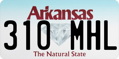 AR license plate 310MHL