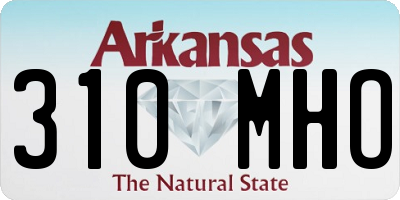 AR license plate 310MHO