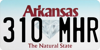 AR license plate 310MHR