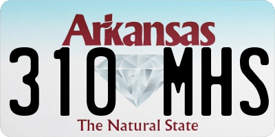 AR license plate 310MHS