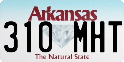 AR license plate 310MHT