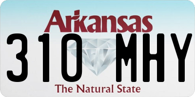 AR license plate 310MHY