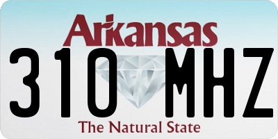 AR license plate 310MHZ
