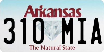 AR license plate 310MIA