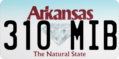 AR license plate 310MIB
