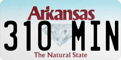AR license plate 310MIN