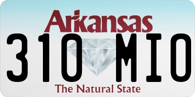 AR license plate 310MIO