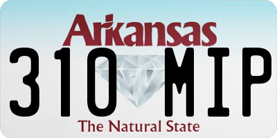 AR license plate 310MIP