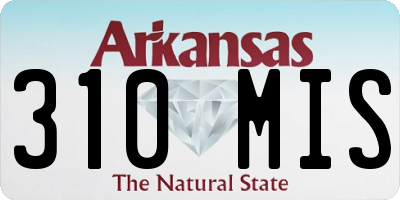 AR license plate 310MIS