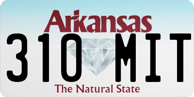 AR license plate 310MIT