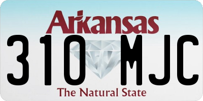 AR license plate 310MJC