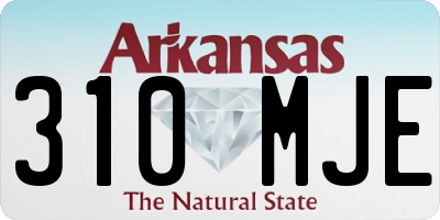 AR license plate 310MJE