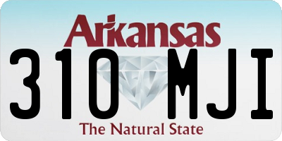 AR license plate 310MJI