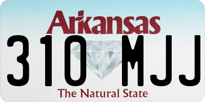 AR license plate 310MJJ