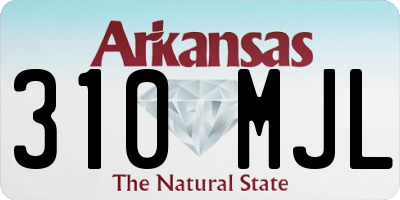 AR license plate 310MJL