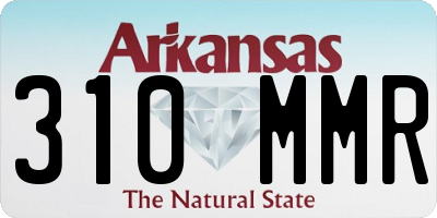 AR license plate 310MMR