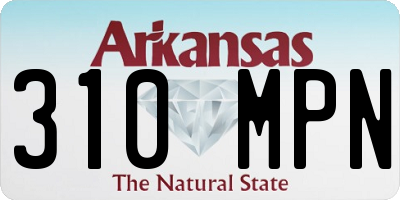 AR license plate 310MPN