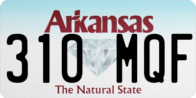 AR license plate 310MQF