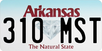 AR license plate 310MST