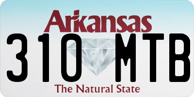 AR license plate 310MTB