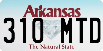AR license plate 310MTD