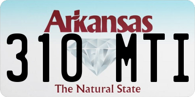 AR license plate 310MTI