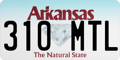 AR license plate 310MTL