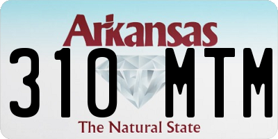AR license plate 310MTM