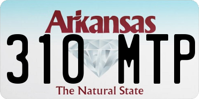 AR license plate 310MTP