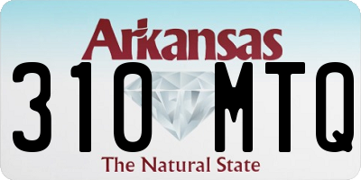 AR license plate 310MTQ