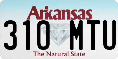AR license plate 310MTU