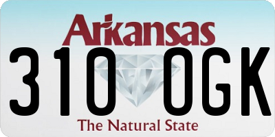 AR license plate 310OGK