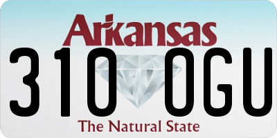 AR license plate 310OGU