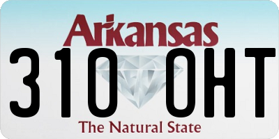 AR license plate 310OHT