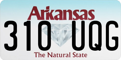 AR license plate 310UQG