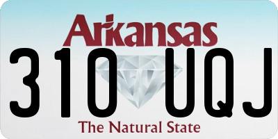 AR license plate 310UQJ