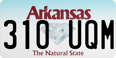 AR license plate 310UQM