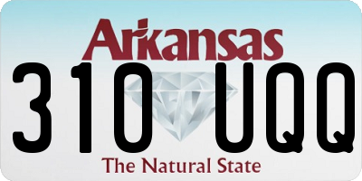 AR license plate 310UQQ
